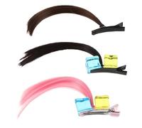 CIMAXIC Lot de 3 barrettes à cheveux fantaisie, pinces à cheveux pour perruques, accessoires amusants pour cosplay et festivals.