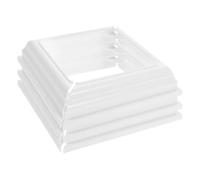 CIMAXIC Lot de 3 cache-poteaux de terrasse : cache-base de poteau fendu, jupe de clôture décorative - garniture de base pour poteau de garde-corps extérieur, pour jardin, cour, terrasse, porche