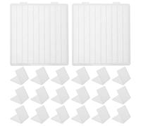 CIMAXIC Lot de 30 mini-boîtes de rangement avec 10 emplacements pour embouts de ponceuse à ongles - Organisateur de rangement en plastique 6 x 5,6 cm - Mini-boîte pour salons de manucure,