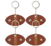 CIMAXIC Lot de 4 Porte-médiators en Fausse Plume pour Guitare, Porte-clés, Organiseur de médiators, étui pour médiators de Basse, étui pour clés, Cadeau pour guitaristes