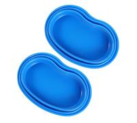 CIMAXIC Lot de 6 Plateaux Séparateurs de Pilules en Plastique Bleu pour Distribution de Médicaments, Forme Rein, Facile à Entretenir, pour Centres de Santé et Hôpitaux