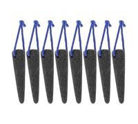 CIMAXIC Lot de 8 pierres ponces volcaniques pour les pieds : pierre conique pour exfolier la plante, les bords, les coutures des orteils et les zones difficiles d’accès - élimine les peaux mortes