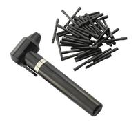 CIMAXIC Mélangeur de Peinture Électrique Portable Bâton en Plastique Noir, Interface Conviviale pour Projets Artistiques, Outil pour Artistes Amateurs Réutilisable