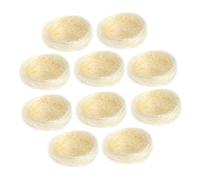 CIMAXIC Nid D'oiseau Artificiel 10pcs Œuf Bonnet Accessoire pour Nichoir Décoration De Table De Fête