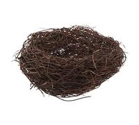 CIMAXIC Nid d'Oiseau en Rotin Accessoire Décoratif pour Jardin Nid Simulé pour Cage à Oiseaux Décoration Style Décor de Paysage