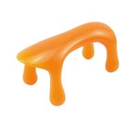 CIMAXIC Outil de Massage Grattage en Résine Orange Forme Chien, Accessoire Santé Beauté pour Douleurs Chroniques et Douleurs Musculaires Quotidiennes