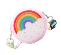 CIMAXIC Paquet à Bandoulière Fermeture Éclair Mode pour Garçon et Filles en Silicone Rose Paquet Pratique pour Fille Plage Fête