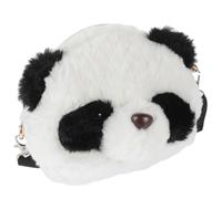 CIMAXIC Paquet Bandoulière Panda en Tissu Ultra-Doux Fermeture Éclair Paquet à Main Polyvalent pour Fille pour Sorties et Présents