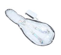 CIMAXIC Paquet Guitare Folk Acoustique Électrique Double Sangle en Polycarbonate Étanche Transparent