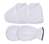 CIMAXIC Paraffine pour Main et Pied 2pcs Blanc Flanelle Spa Maison Améliore Effet Hydratant Soin Thermal