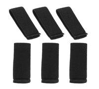 CIMAXIC Passants de Ceinture Élastiques 6pcs Fixation et Maintien Efficaces en Nylon Noir pour Hommes pour Ceintures et Paquet à Dos