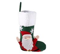 CIMAXIC Pendentif de Noël décor Les Chaussettes de Noël Stockage Faire la fête Pendaison Pendentif Noel maisonnette de Noel Present Card de fête de Noël Fournitures de noël Chiffon