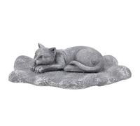 CIMAXIC Pierre Commémorative pour Chien Résine Décoration Jardin Extérieur Mémorial pour Animaux De Compagnie Statue Tombe Chien Courtyard