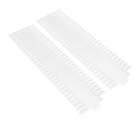 CIMAXIC Planche D'entraînement Affichage 60 Couleurs Vernis à en ABS 2pcs pour Débutants, pour Salon de Manucure ou Collège