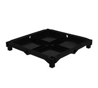 CIMAXIC Plateau inférieur pour jardinière : Base carrée pour jardinière à légumes - Plaque de Base en Plastique - Accessoire de Jardin pour Balcon, terrasse et Jardinage