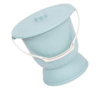 CIMAXIC Pot de Chambre en Plastique Pp 4,5l Petit Format Couvercle Anti-odeurs, Seau à Urine Portable et Léger pour Femmes Enceintes et Garçon et Filles, Urinoir de Nuit Hygiénique