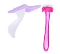 CIMAXIC Rasoir Bikini Intime pour Femme en Silicone Créatif, Mini Corps Abs, Coupe Rapide sans Blessure, Forme Délicate, Couleur Aléatoire, Kit Épilation Privé