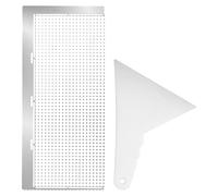 CIMAXIC Règle à strass (lot de 2) | Règle à strass DIY avec accessoire de fixation | Outil de dessin quadrillé 1020 trous | Outil d'alignement de pour le dessin