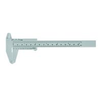 CIMAXIC Règle de Mesure des Sourcils Outil Précis en Plastique et Métal 150mm Facile à Lire Utiliser pour Tatouages et Salons de Beauté Professionnels