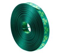 CIMAXIC Ruban en Tissu pour Présent Fait Main, Décorations de Panier de Fleurs et Escaliers, Ruban Saint-patrick pour Fêtes et Bricolage, 1 Rouleau