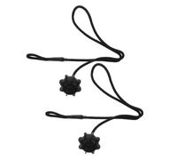 CIMAXIC Sangle de Coffre Voiture 2pcs en Plastique Noir Solide et Facile à Remplacer pour Fixation Étagère Arrière, Accessoires Automobiles pour Conducteurs Exigeants