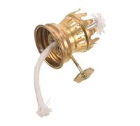 CIMAXIC Socle de Lampe à Pétrole en Métal Solide Brûleur de Remplacement Vintage, Régulateur pour Lampe à Huile DIY, Adapté pour Mèche Ronde 2mm, Design Simple et Pratique