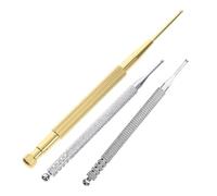 CIMAXIC Stylo D'acupuncture Outil de Réflexologie Auriculaire Léger et Portable en Acier Inoxydable pour Massage des Oreilles pour Usage à Domicile Bureau