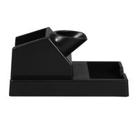 CIMAXIC Support pour Stylo à Porte-outil de Pyrogravure Portable en Abs Noir Compatible Stylo Multifonctions, Base Stable pour Travaux de Création