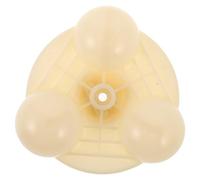 CIMAXIC Tête de Massage Triple pour Chaise Inclinable Boules de Pétrissage en Plastique Avancé, Accessoires de Remplacement Rapides pour Massage Dos et Épaules en Spa Personnel