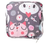CIMAXIC Trousse de Toilette Portable pour Serviette Hygiénique en Polyester Motif Cartoon, Multi-usage, pour Femmes Lors de Voyages ou Sorties Shopping