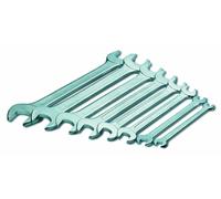 Cimco 112310 Jeu de clés plates doubles 8 pièces Ouverture de clé (métrique) 6 - 22 mm