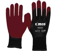 Cimco 141243 Winter Soft dunkelrot/schwarz Vinyle Gants de travail Taille: 11, XXL EN 388 1 paire(s)