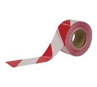 Cimco 182780 Rouge / blanc Bande de fermeture (L x l) 100 m x 75 mm