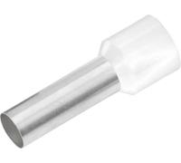 Cimco 187002 Embout simple d'extrémité de câble 0.5 mm² partiellement isolé blanc 100 pc(s)