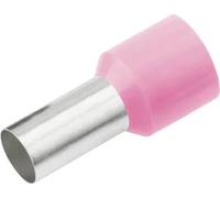 Cimco 187104 Embout simple dextrémité de câble 0.34 mm² partiellement isolé rose 100 pc(s)