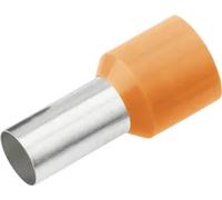 Cimco 187125 Embout simple d'extrémité de câble 4 mm² partiellement isolé orange 100 pc(s)