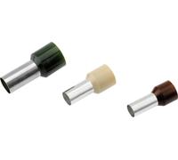 Cimco 187130 Embout simple d'extrémité de câble 10 mm² partiellement isolé marron 100 pc(s)