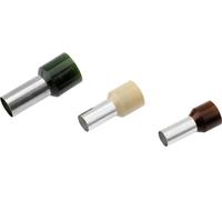 Cimco 187234 Embout simple d'extrémité de câble 25 mm² partiellement isolé marron 50 pc(s)