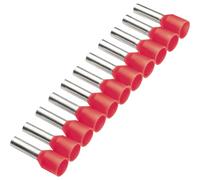 Cimco 187502 Embout simple d'extrémité de câble 1 mm² partiellement isolé rouge