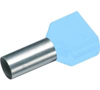 Cimco 187700 Embout double d'extrémité de câble 0.25 mm² partiellement isolé 100 pc(s)