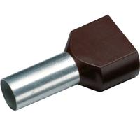 Cimco 187708 Embout double dextrémité de câble 1.5 mm² partiellement isolé noir 100 pc(s)