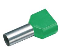Cimco 187727 Embout double d'extrémité de câble 6 mm² partiellement isolé vert