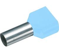 Cimco 187730 Embout double d'extrémité de câble 0.25 mm² partiellement isolé