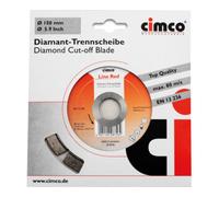 CIMCO Cimco Disque de tronçonnage diamant D=140 mm 208756 Quantité:1
