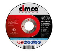 CIMCO Cimco Disque de tronçonnage Korund Inox Ø 125 mm 208912 Quantité:1