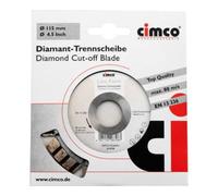 CIMCO Cimco Disque diamanté Ø 115 mm 208708 Quantité:1