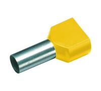 CIMCO CIMCO Manchon à double embout isolé 2x6,0mm²x14mm jaune Quantité:100