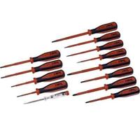 Cimco VDE Jeu de tournevis 13 pièces vis à fente, cruciforme Phillips, vis Pozidriv, TORX® intérieur