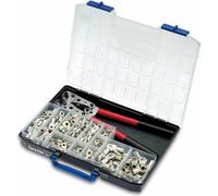 Cimco Jeu de pinces à sertir 255 pièces cosses tubulaires 6 à 50 mm² 181545 (181545)
