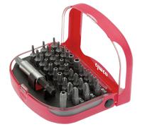 CIMCO Jeu d'embouts 33pcs Porte-embouts magnétique 9xT 6x6 pans